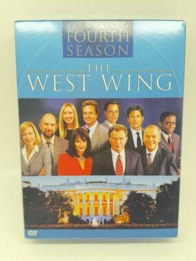 The West Wing - The Complete Fourth Season (DVD) Light Blue Cover
